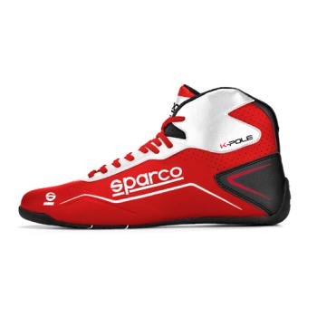 Sparco Kart Schuhe K-POLE rot-weis Gr. 36